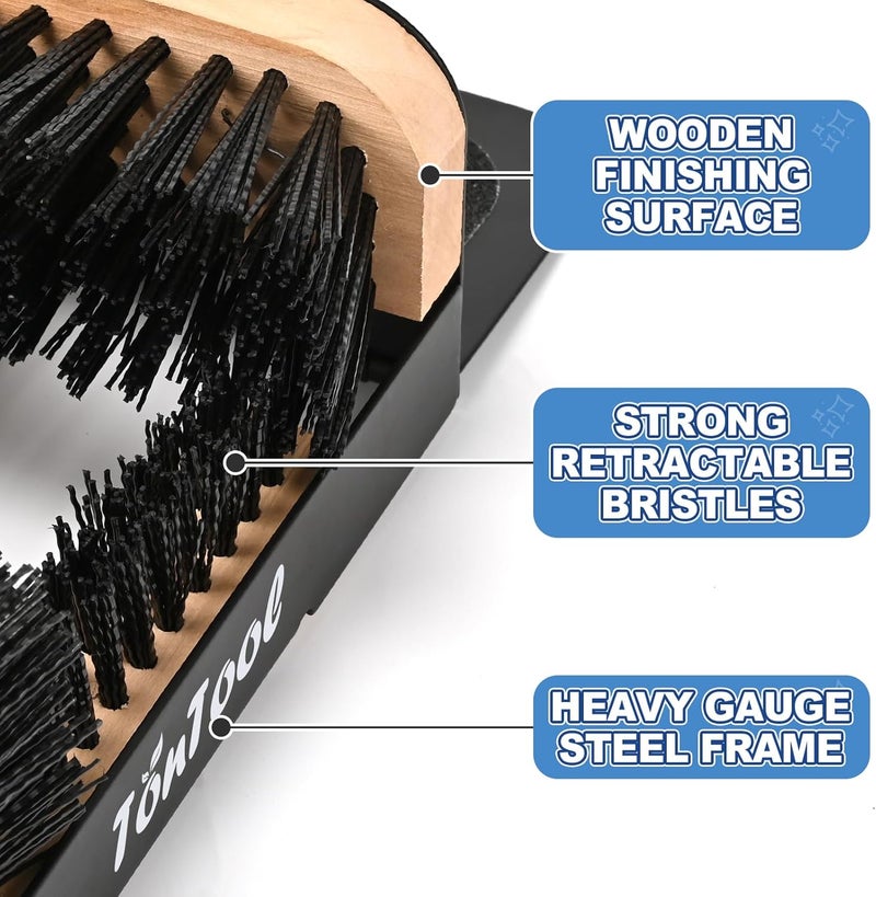 TonTool Boot Brush Scraper Outdoor - Boot Cleaner Brush Outdoor Heavy Duty - Heavy Duty Boot Scrubber - Image 4
